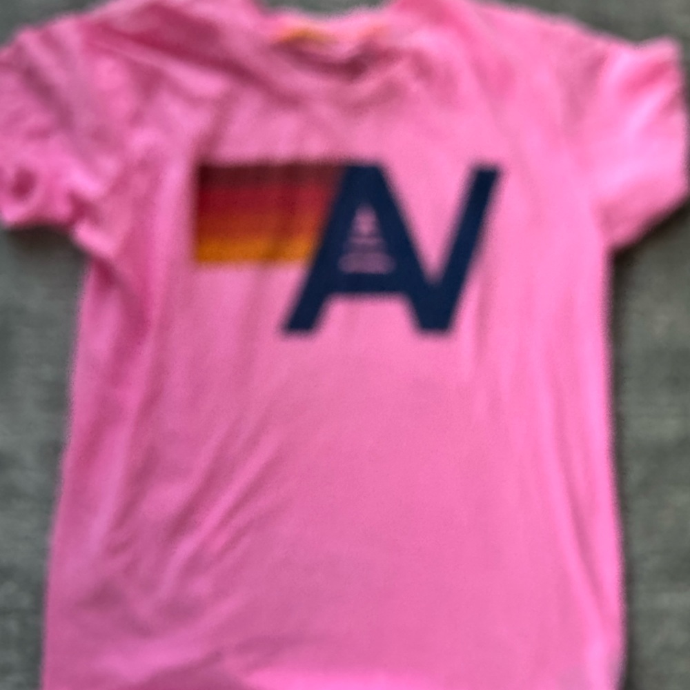 Aviator Nation Pink Graphic T-Shirt